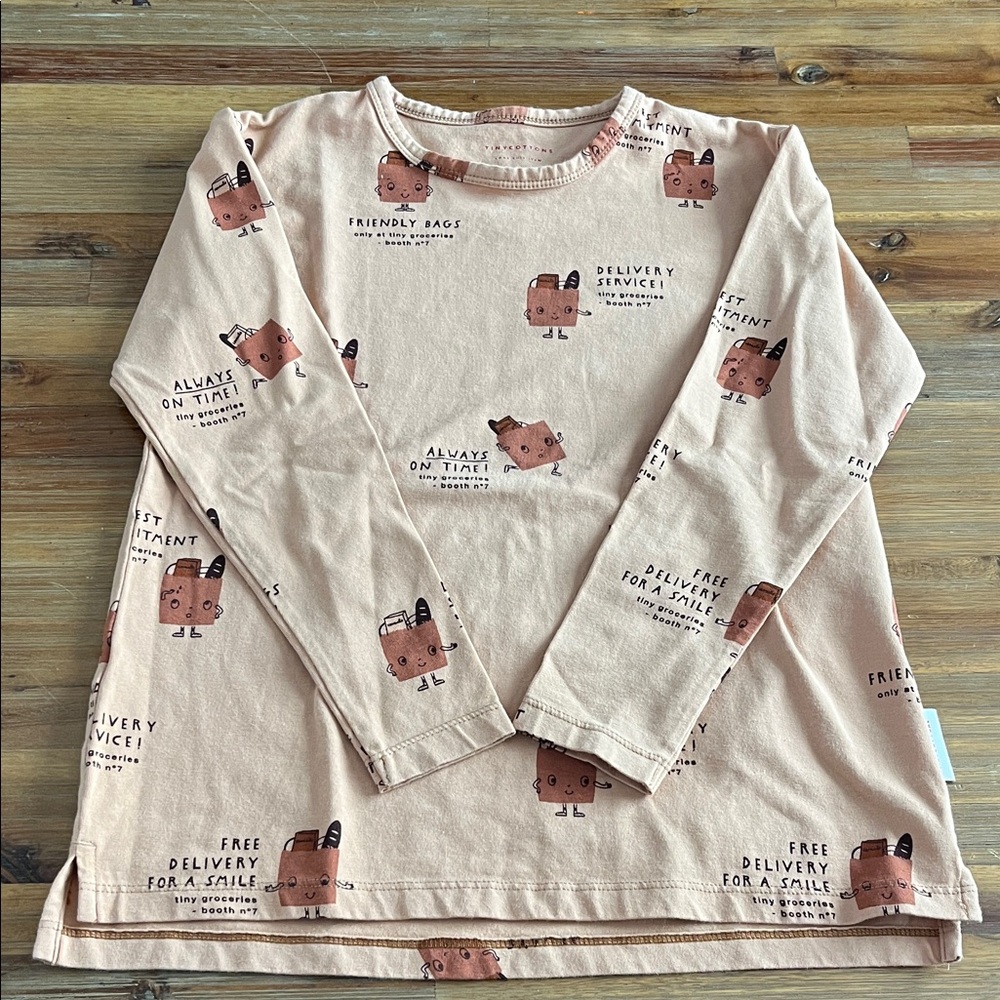 Tinycottons Cute Graphic Long Sleeve T Shirt Size 8
